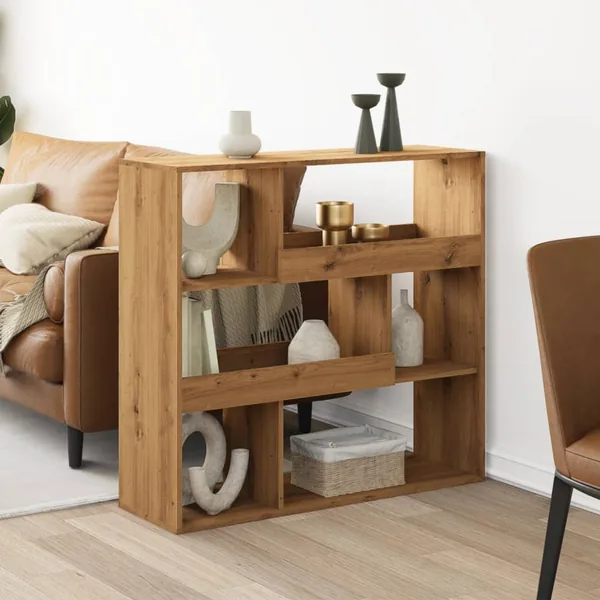 Cloison de séparation chêne artisanal bois d'ingénierie
