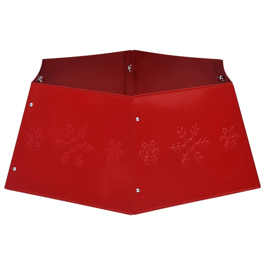 Jupe de sapin de Noël Rouge Ø68x25 cm - 5