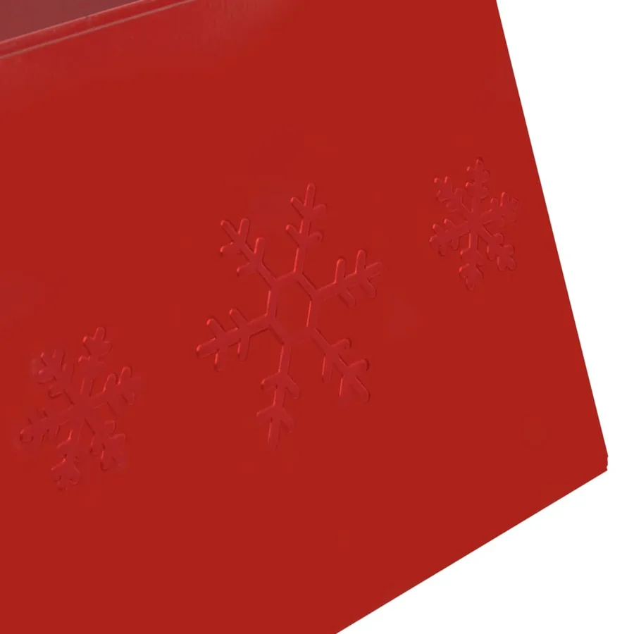 Jupe de sapin de Noël Rouge Ø68x25 cm - 6
