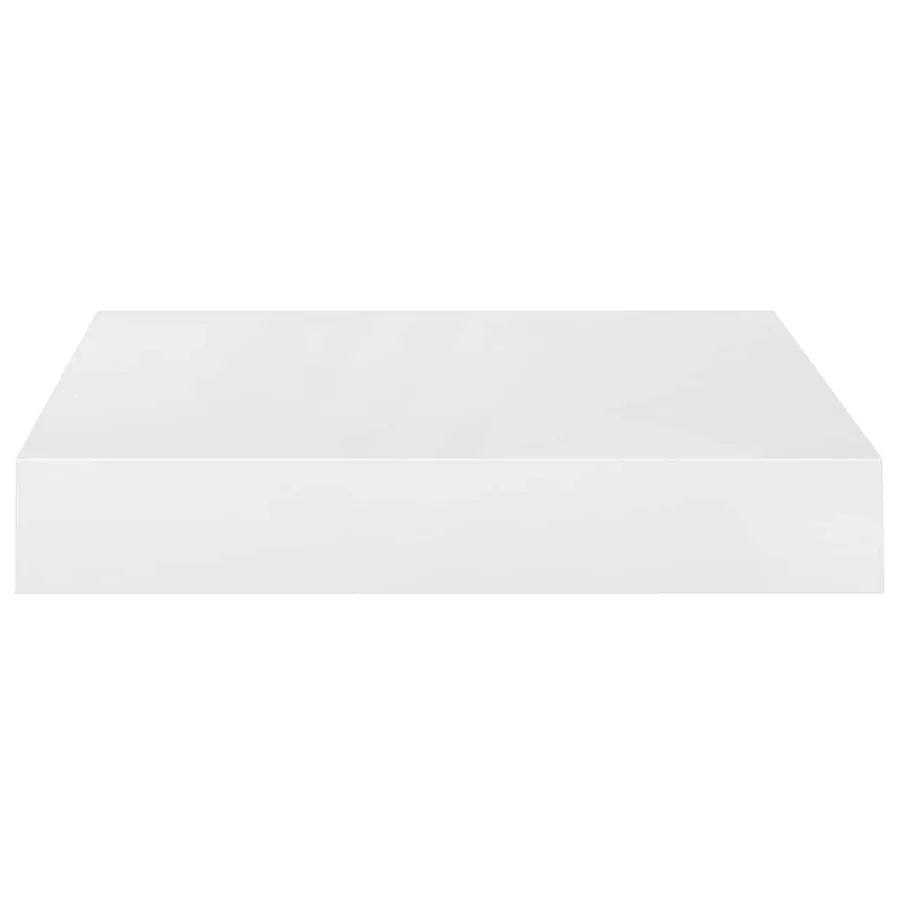 Étagère murale flottante 4 pcs Blanc brillant 23x23,5x3,8cm MDF - 7