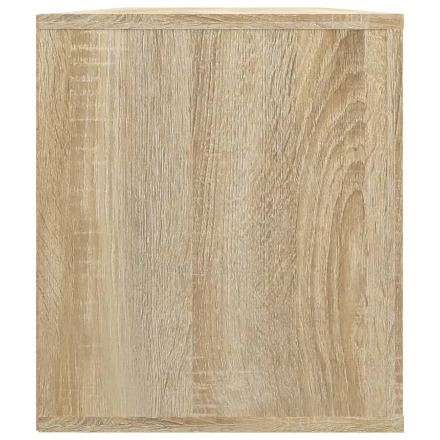 Meuble TV Chêne sonoma 100x35x40 cm Bois d'ingénierie - 7
