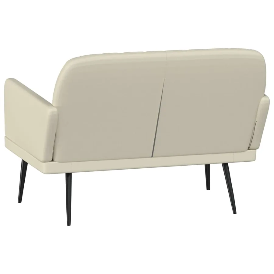 Banc Crème 107x80x81 cm Similicuir - 5