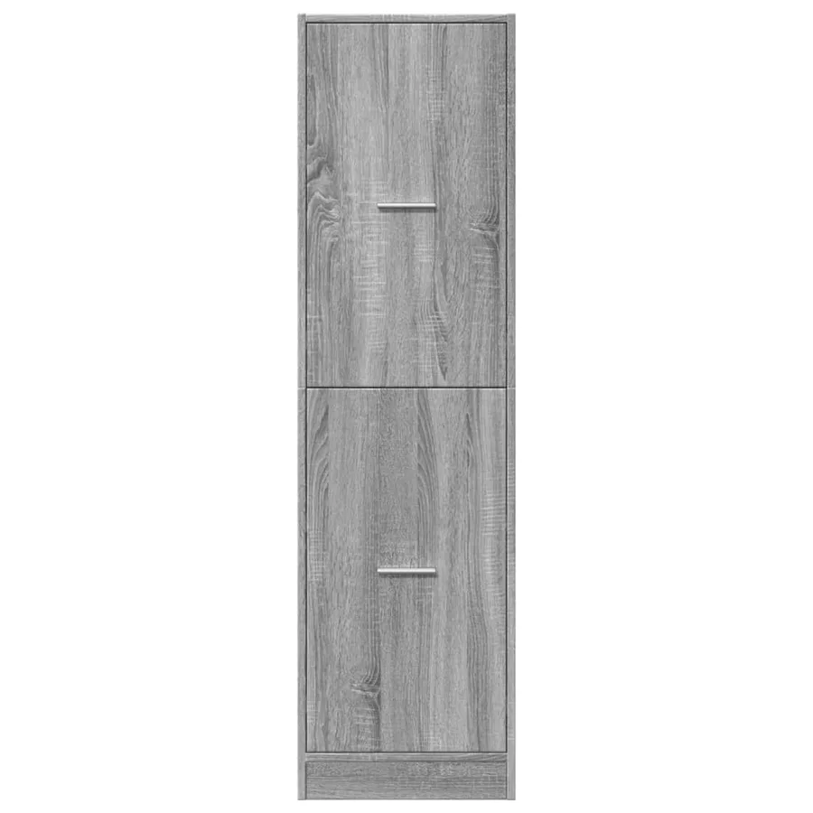 Armoire apothicaire sonoma gris 40x41x144,5cm bois d'ingénierie - 5