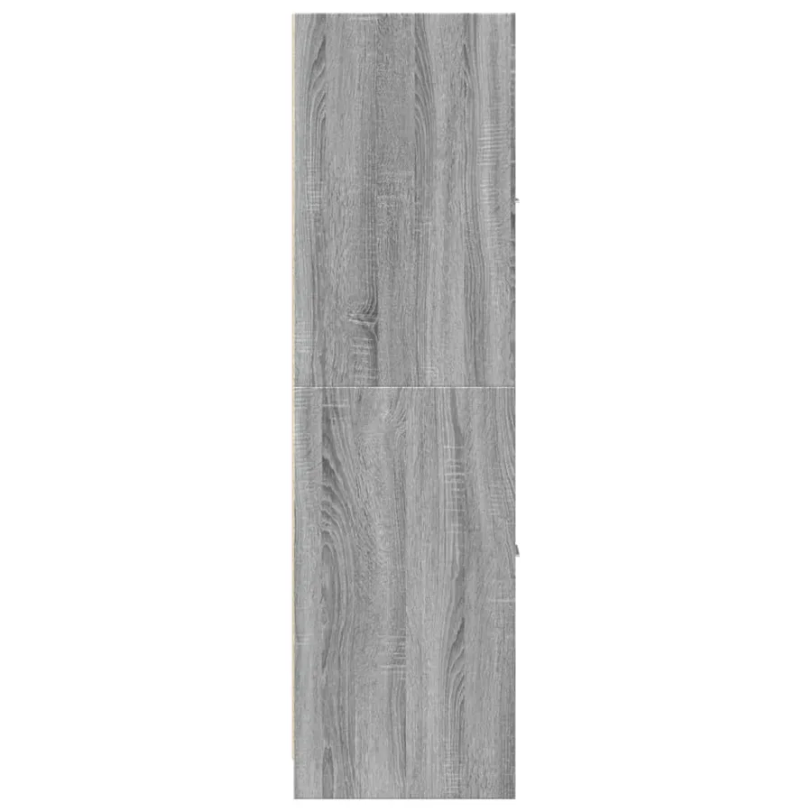 Armoire apothicaire sonoma gris 40x41x144,5cm bois d'ingénierie - 7