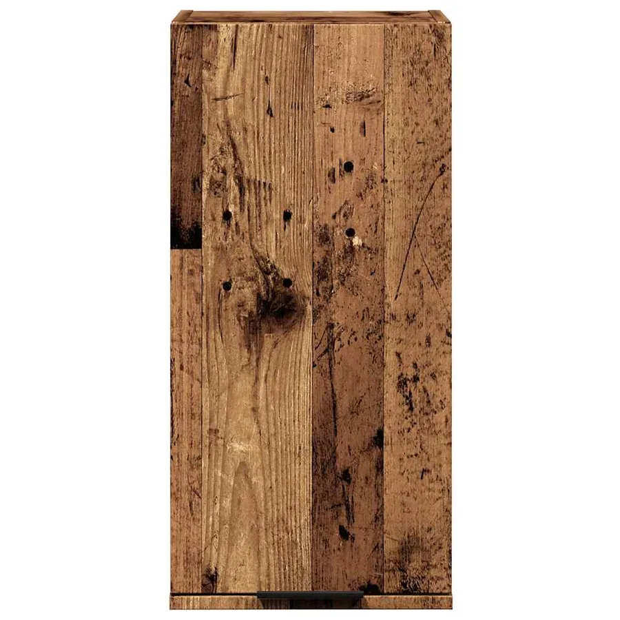Armoire de salle de bain murale vieux bois 32x20x67 cm - 4