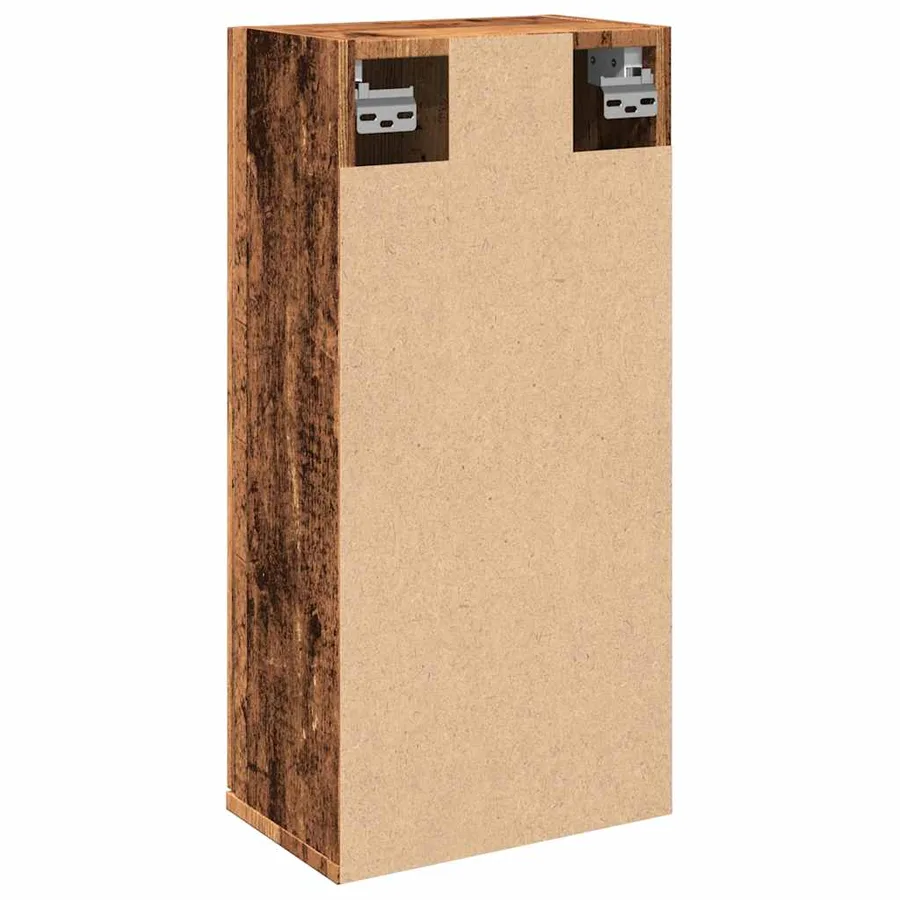 Armoire de salle de bain murale vieux bois 32x20x67 cm - 6