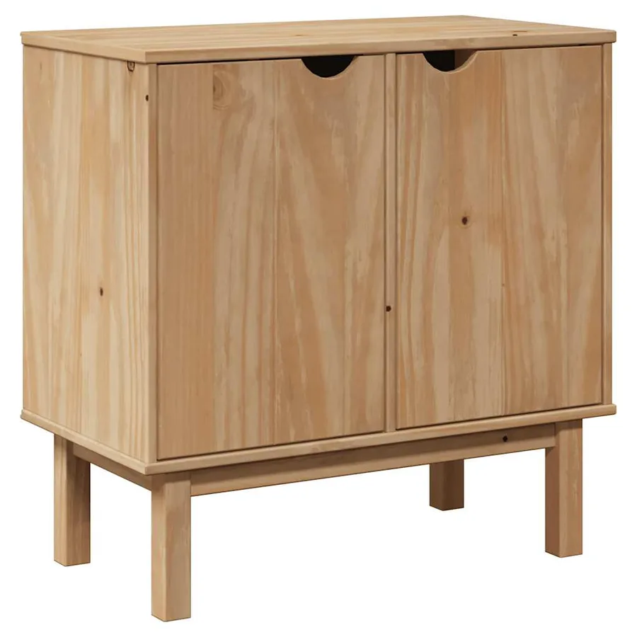 Armoire de couloir OTTA 75x40x75 cm bois de pin massif - 2