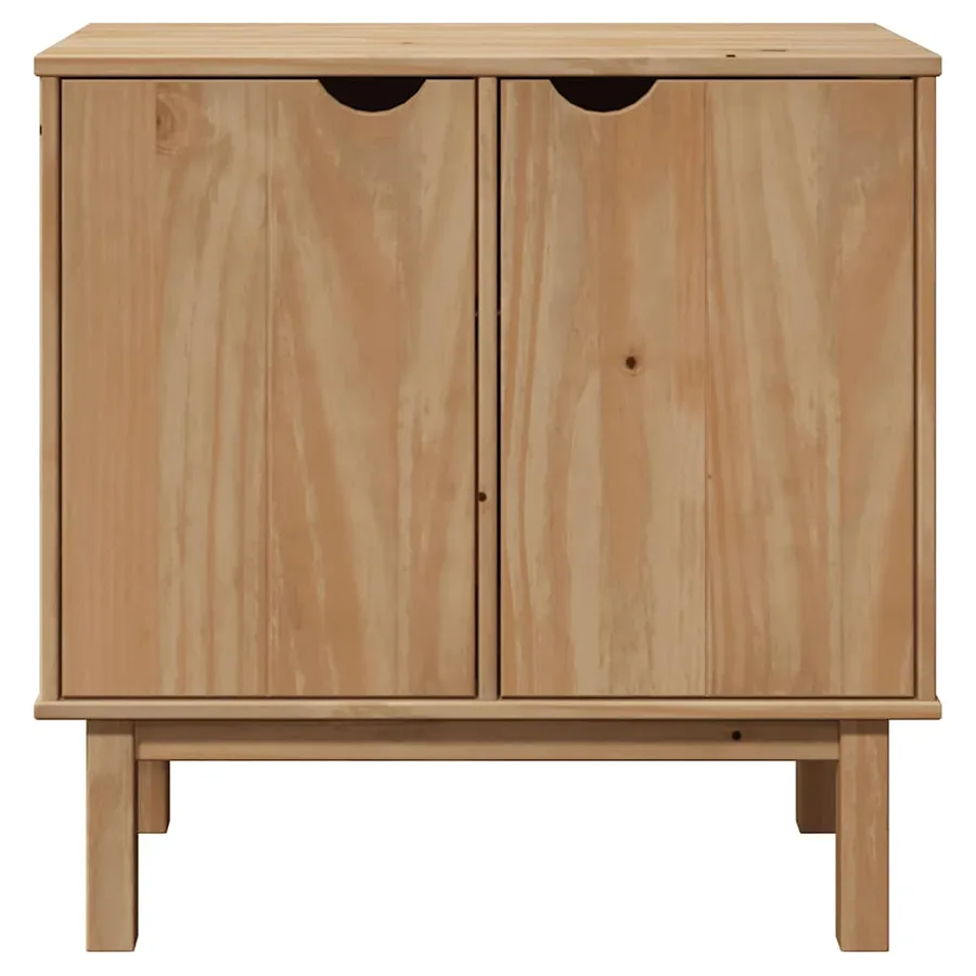 Armoire de couloir OTTA 75x40x75 cm bois de pin massif - 4