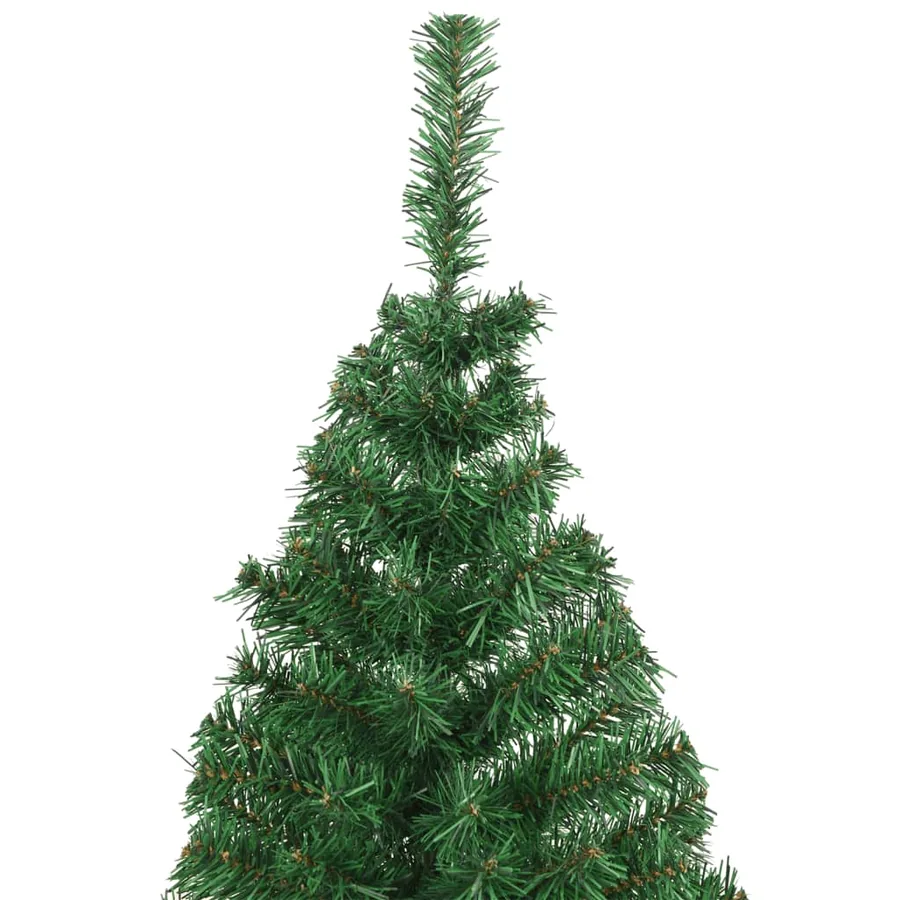 Arbre de Noël artificiel avec branches épaisses vert 180 cm PVC - 3