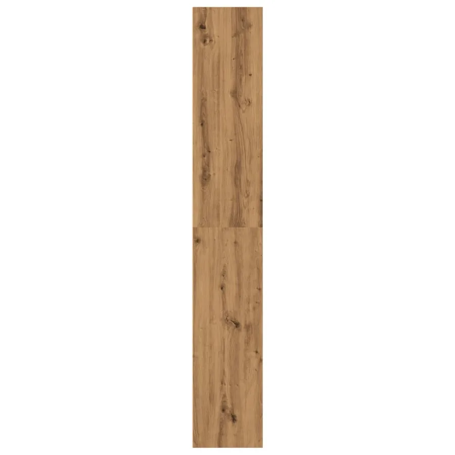 Bibliothèque chêne artisanal 60x30x189 cm bois d'ingénierie - 4
