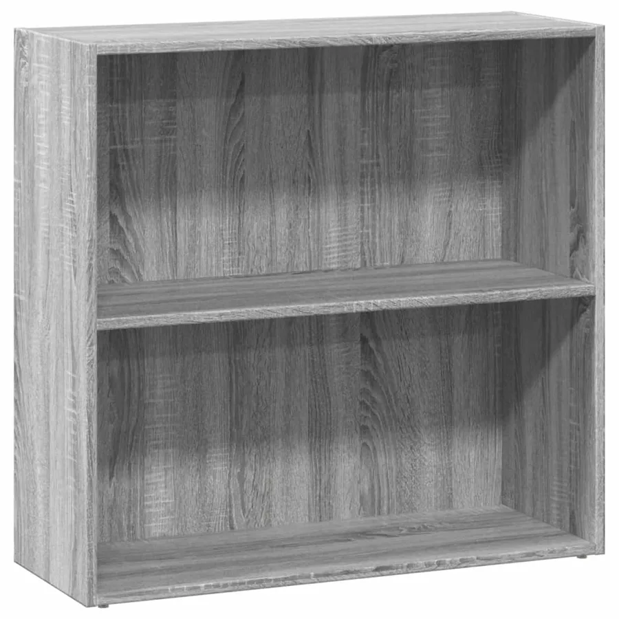 Bibliothèque sonoma gris 80x30x77 cm bois d'ingénierie - 2