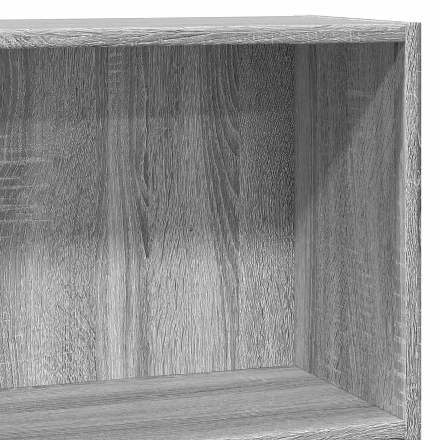 Bibliothèque sonoma gris 80x30x77 cm bois d'ingénierie - 7