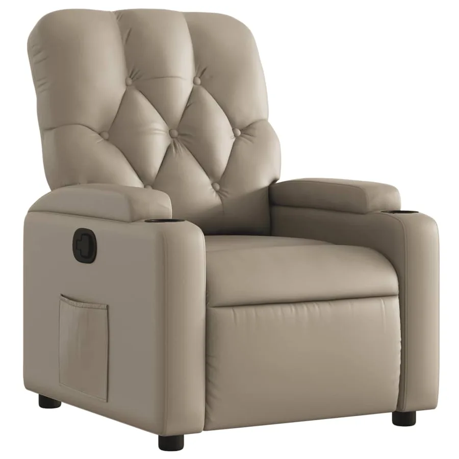 Fauteuil inclinable Cappuccino Similicuir - 2