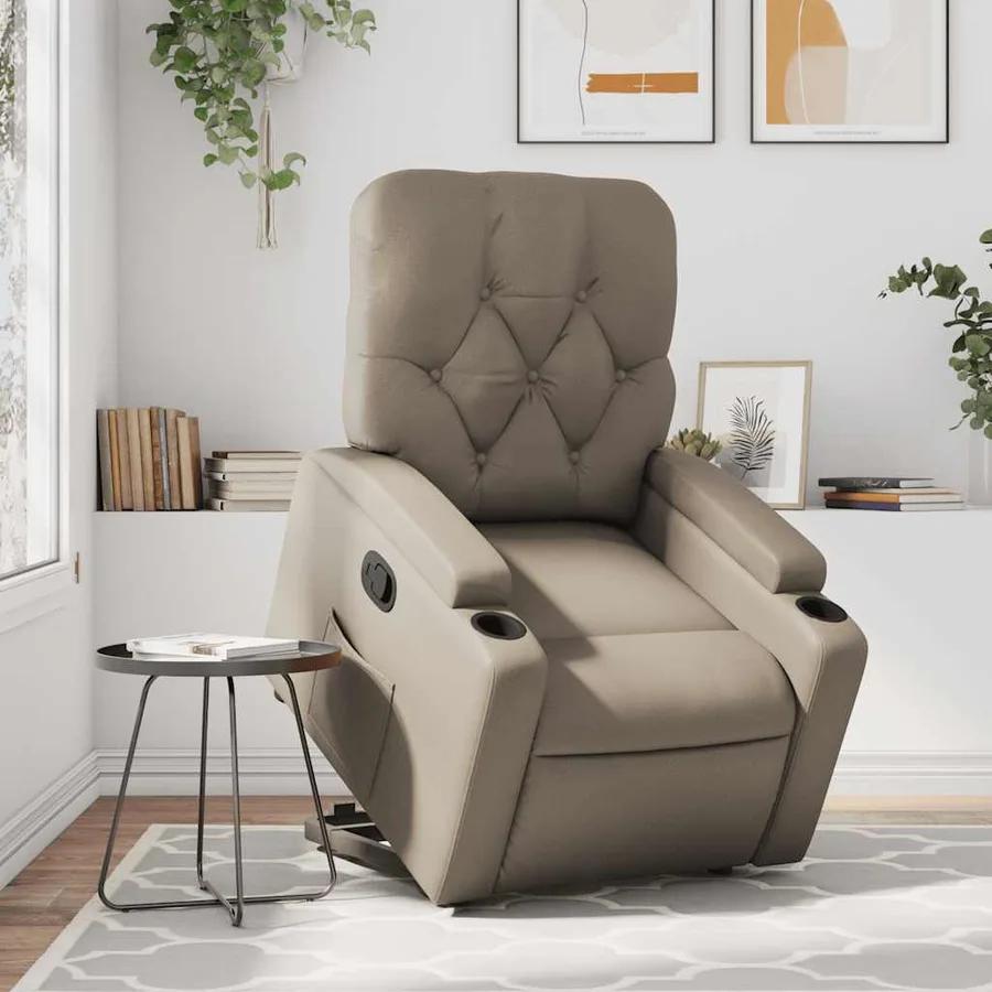 Fauteuil inclinable Cappuccino Similicuir - 16