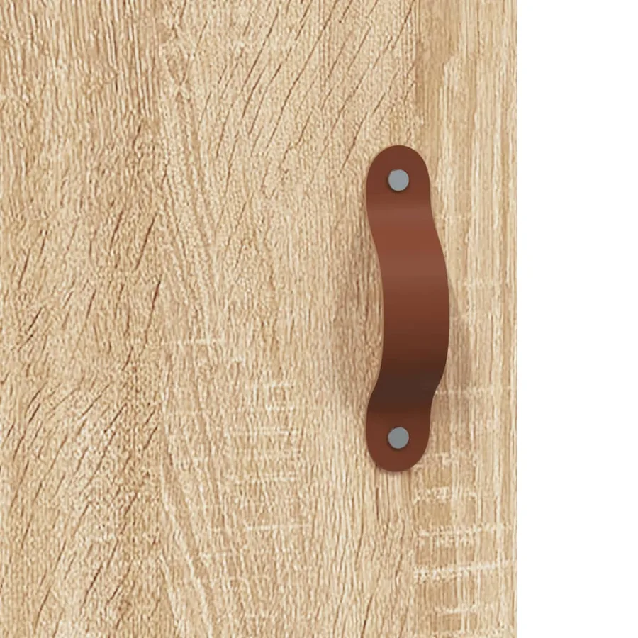 Buffet haut Chêne sonoma 34,5x34x180 cm Bois d'ingénierie - 9