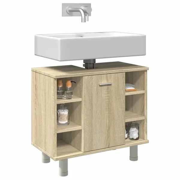Armoire de salle de bain Chêne sonoma 60x32x53,5 cm Aggloméré
