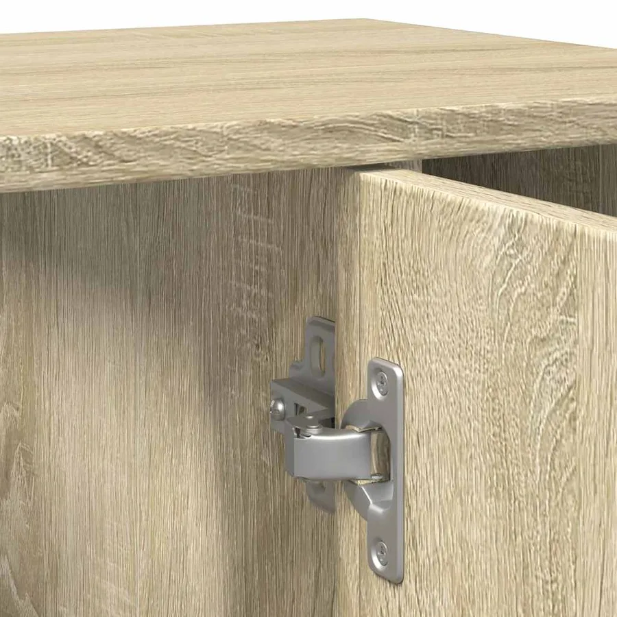 Armoire de salle de bain Chêne sonoma 60x32x53,5 cm Aggloméré - 11