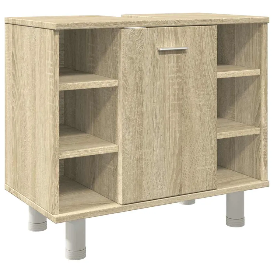 Armoire de salle de bain Chêne sonoma 60x32x53,5 cm Aggloméré - 2