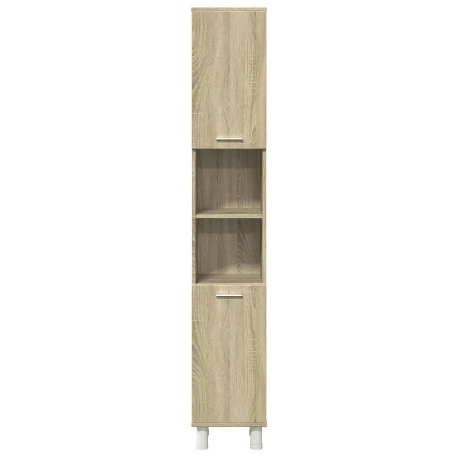 Ensemble de meubles de salle de bain 3 pcs chêne sonoma - 7