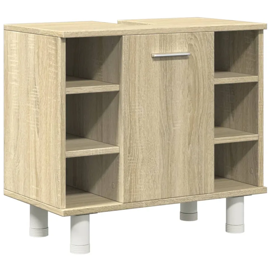 Ensemble de meubles de salle de bain 3 pcs chêne sonoma - 8