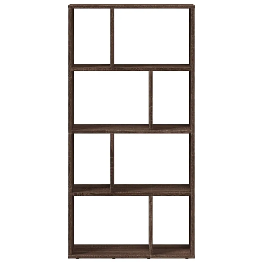 Bibliothèque chêne marron 60x20x120,5 cm bois d'ingénierie - 5