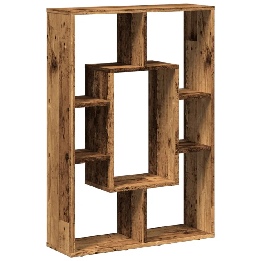 Bibliothèque vieux bois 63x20x90 cm bois d'ingénierie - 2