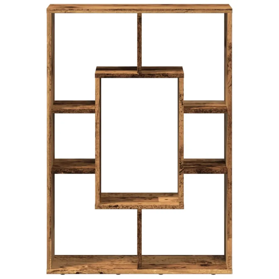 Bibliothèque vieux bois 63x20x90 cm bois d'ingénierie - 5