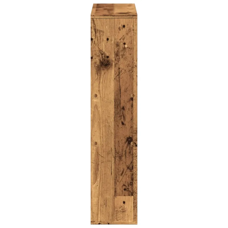 Bibliothèque vieux bois 63x20x90 cm bois d'ingénierie - 6