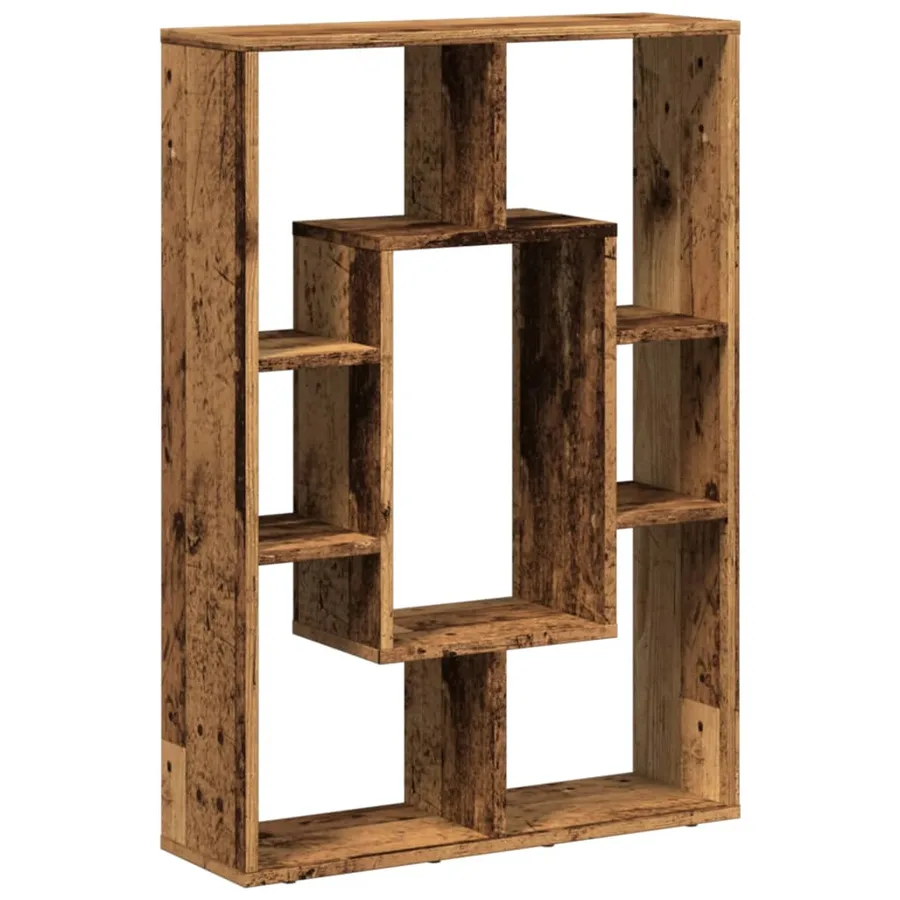 Bibliothèque vieux bois 63x20x90 cm bois d'ingénierie - 7