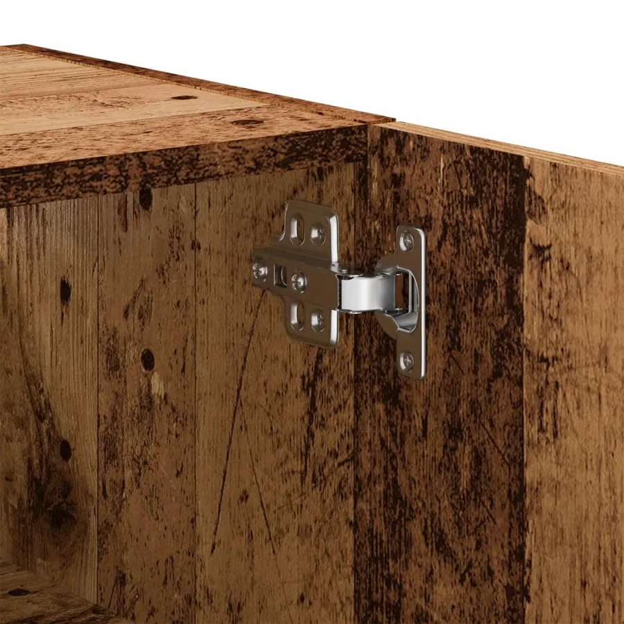 Armoire murale vieux bois 60x31x60 cm bois d'ingénierie - 8