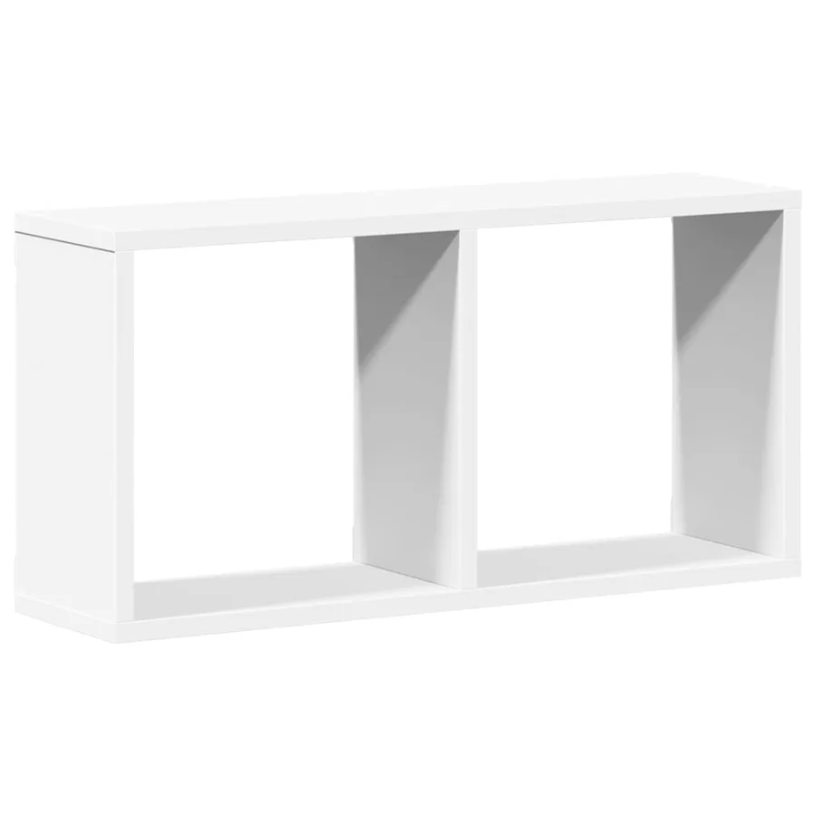 Armoire murale 60x16x30 cm blanc bois d'ingénierie - 2