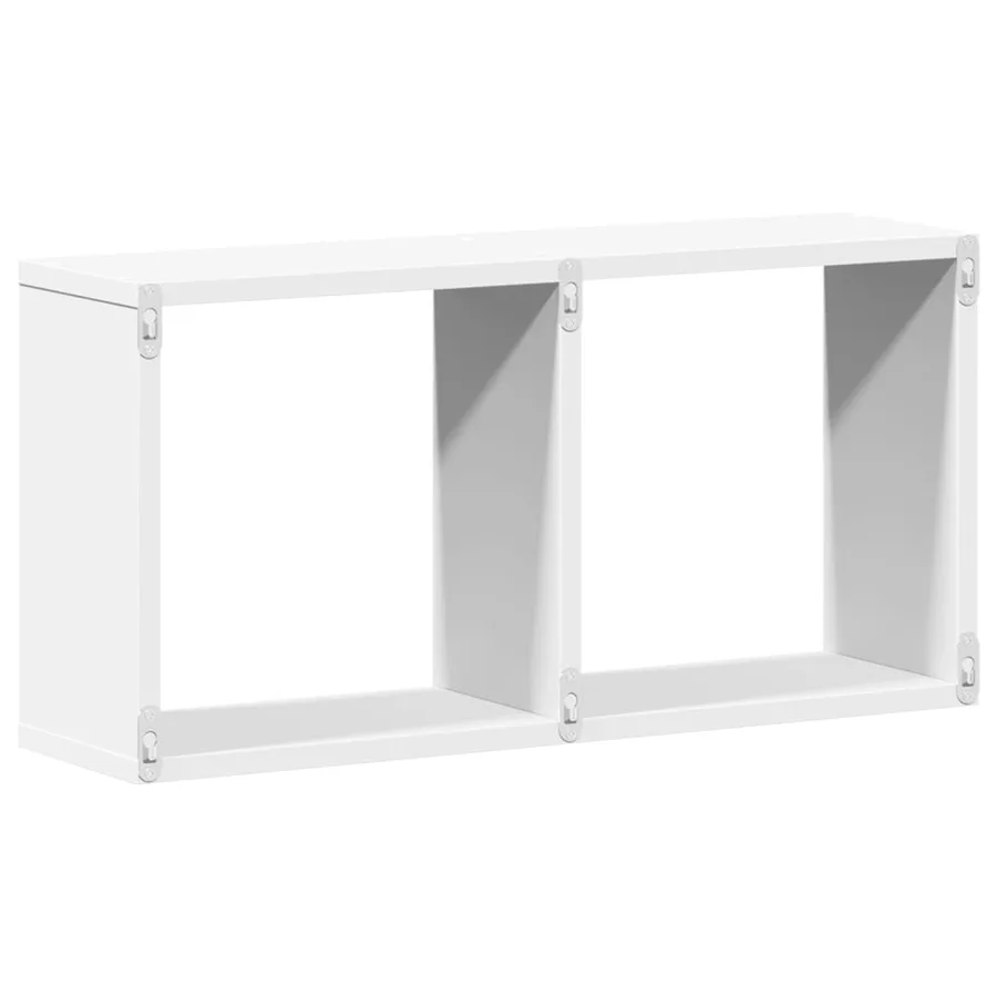 Armoire murale 60x16x30 cm blanc bois d'ingénierie - 6