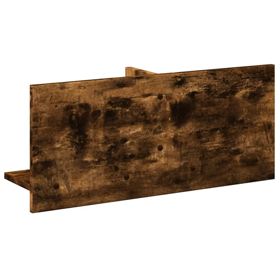 Armoire murale 70x16,5x30 cm chêne fumé bois d'ingénierie - 6