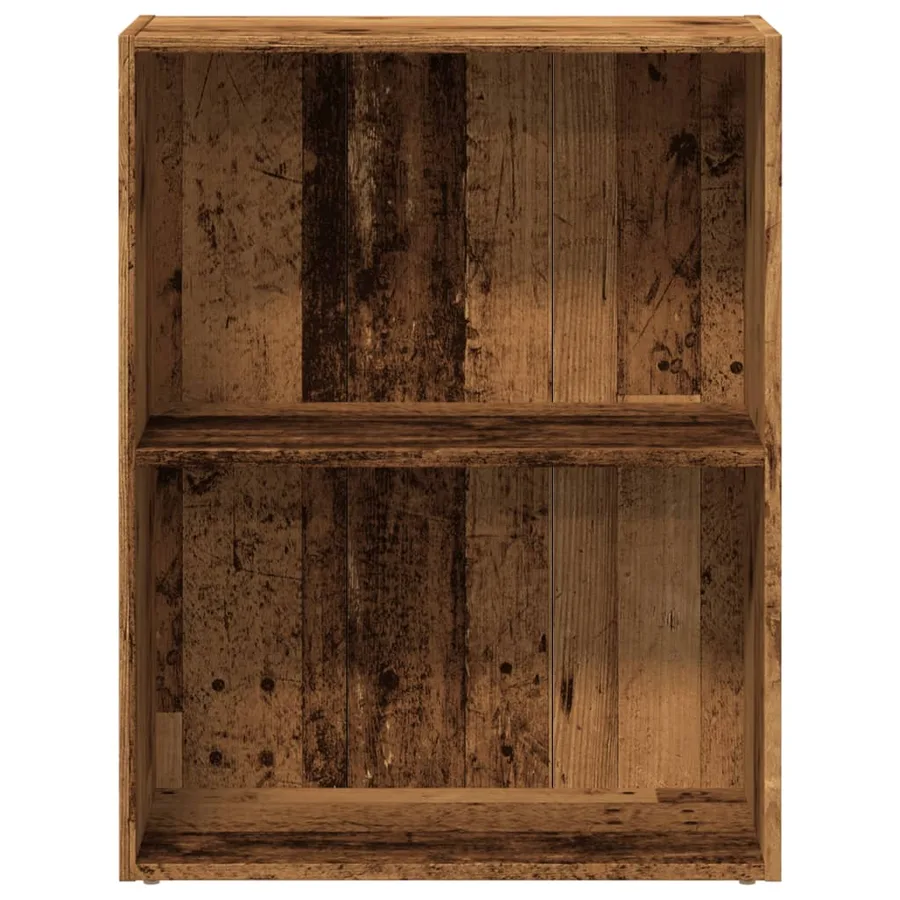 Bibliothèque vieux bois 60x30x77 cm bois d'ingénierie - 4