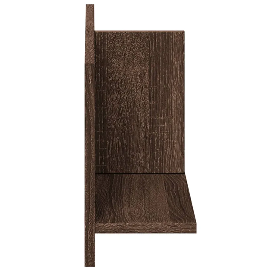 Armoire murale 70x16,5x30 cm chêne marron bois d'ingénierie - 5