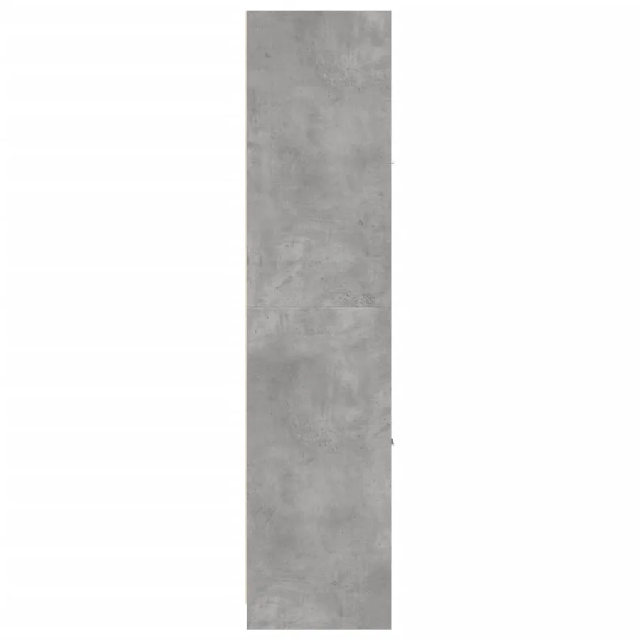 Armoire d'apothicaire gris béton 40x41x174,5 cm bois ingénierie - 7