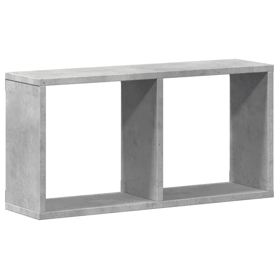 Armoire murale 60x16x30 cm gris béton bois d'ingénierie - 2