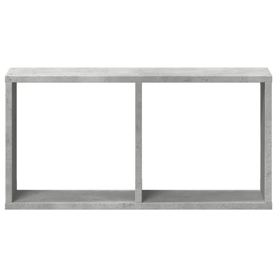 Armoire murale 60x16x30 cm gris béton bois d'ingénierie - 4
