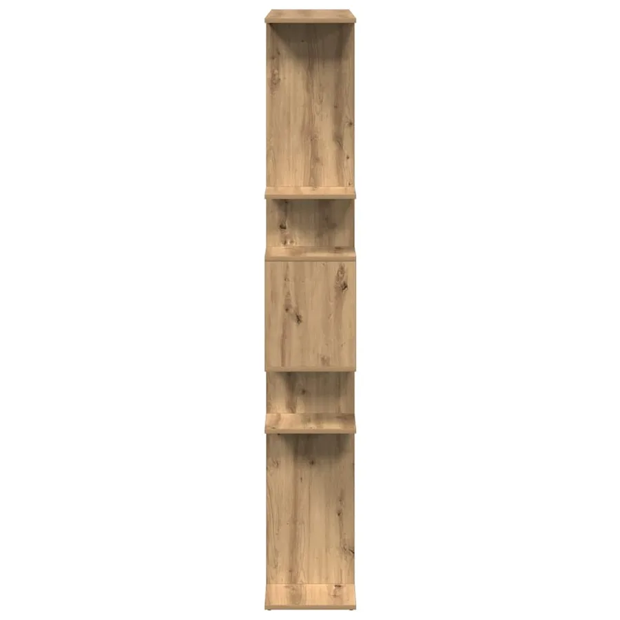 Bibliothèque chêne artisanal 92x29x188 cm bois d'ingénierie - 5