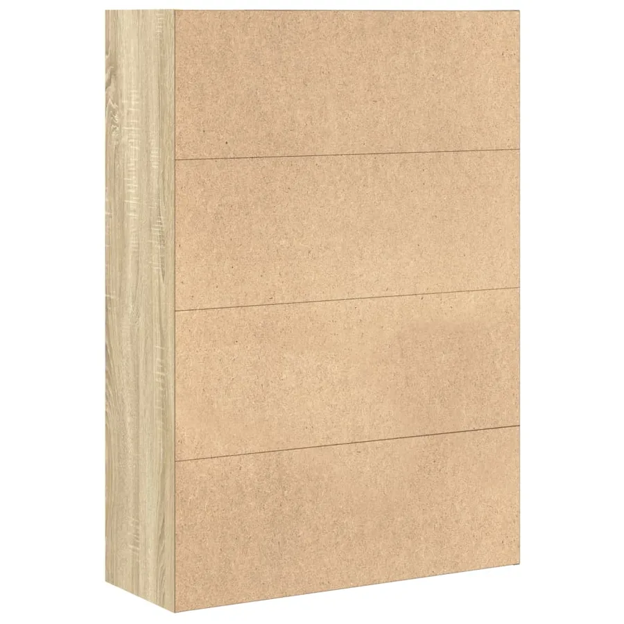 Bibliothèque chêne sonoma 80x30x114 cm bois d'ingénierie - 5