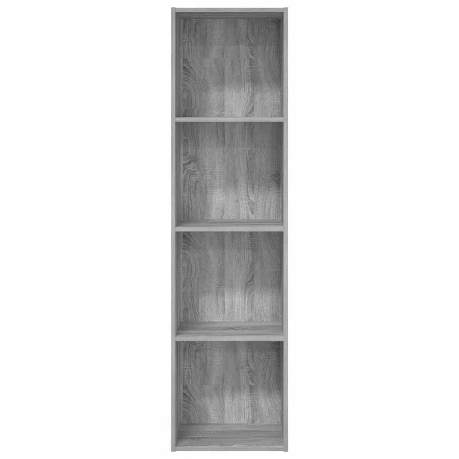 Bibliothèque sonoma gris 40x30x152 cm bois d'ingénierie - 4