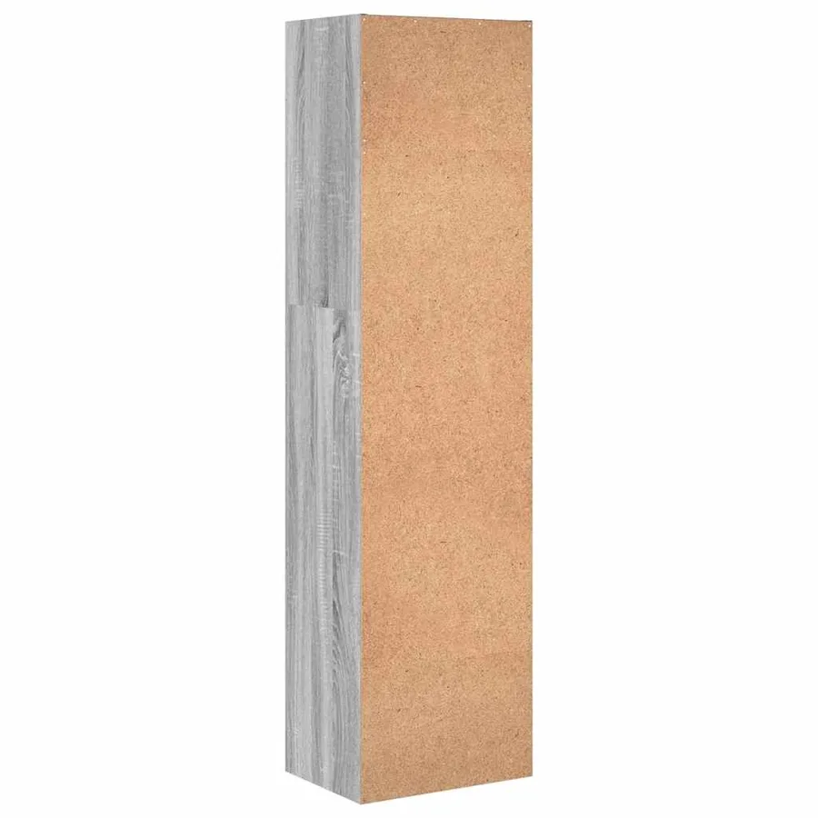 Bibliothèque sonoma gris 40x30x152 cm bois d'ingénierie - 5