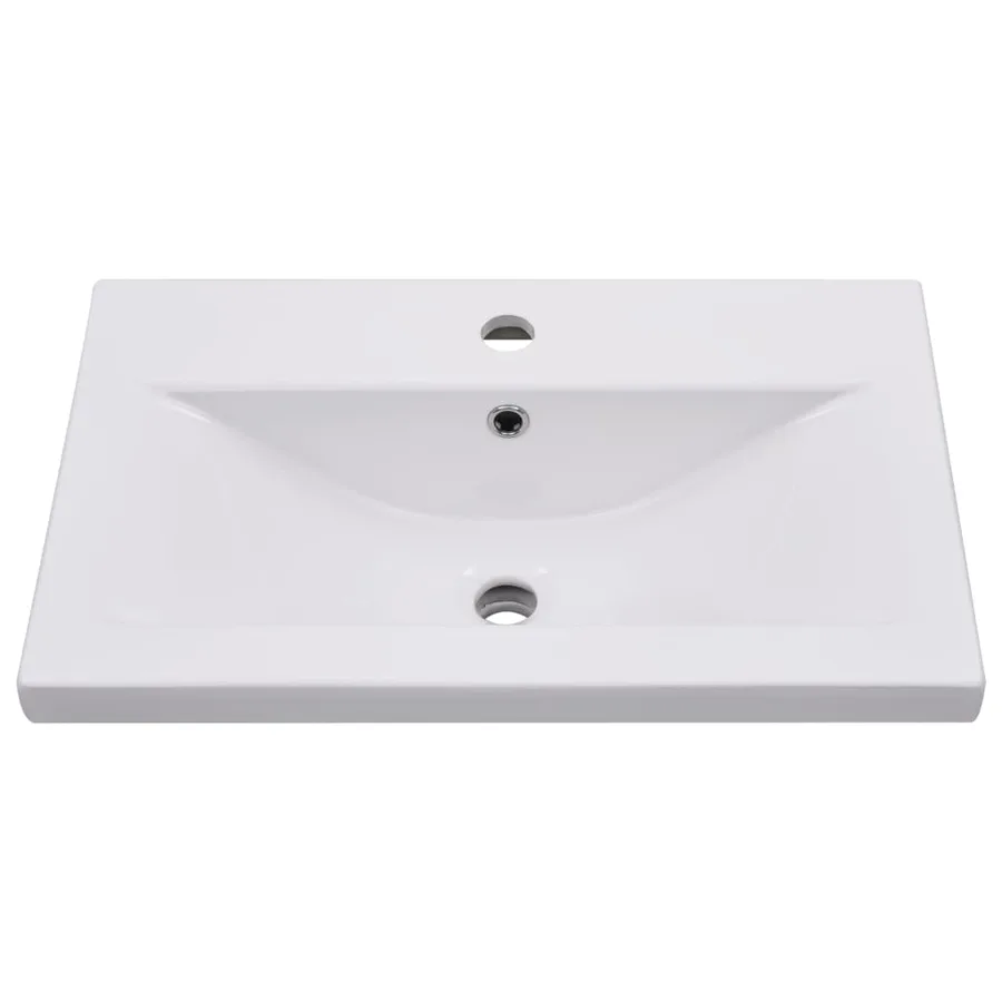 Ensemble de meubles de salle de bain 4 pcs gris béton - 9