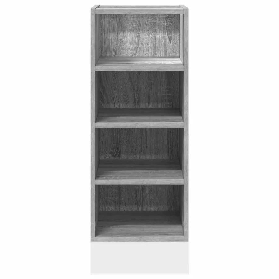Meuble bas "Riga" Gris Sonoma 30 x 44,5 x 81,5 cm Bois d'ingénierie - 4