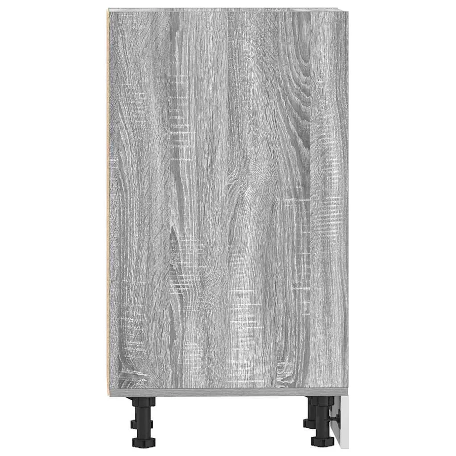 Meuble bas "Riga" Gris Sonoma 30 x 44,5 x 81,5 cm Bois d'ingénierie - 5