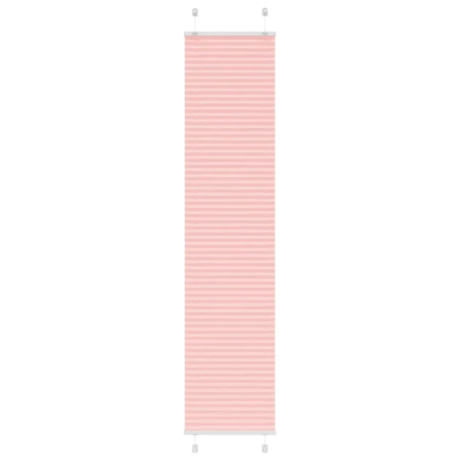 Store plissé rose 40x200 cm largeur du tissu 39,4 cm polyester