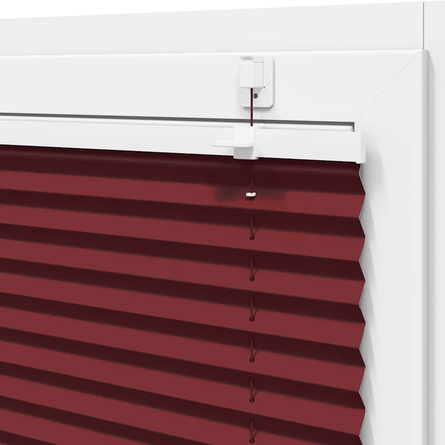 Store plissé rouge bordeaux 60x100 cm largeur du tissu 59,4 cm - 10
