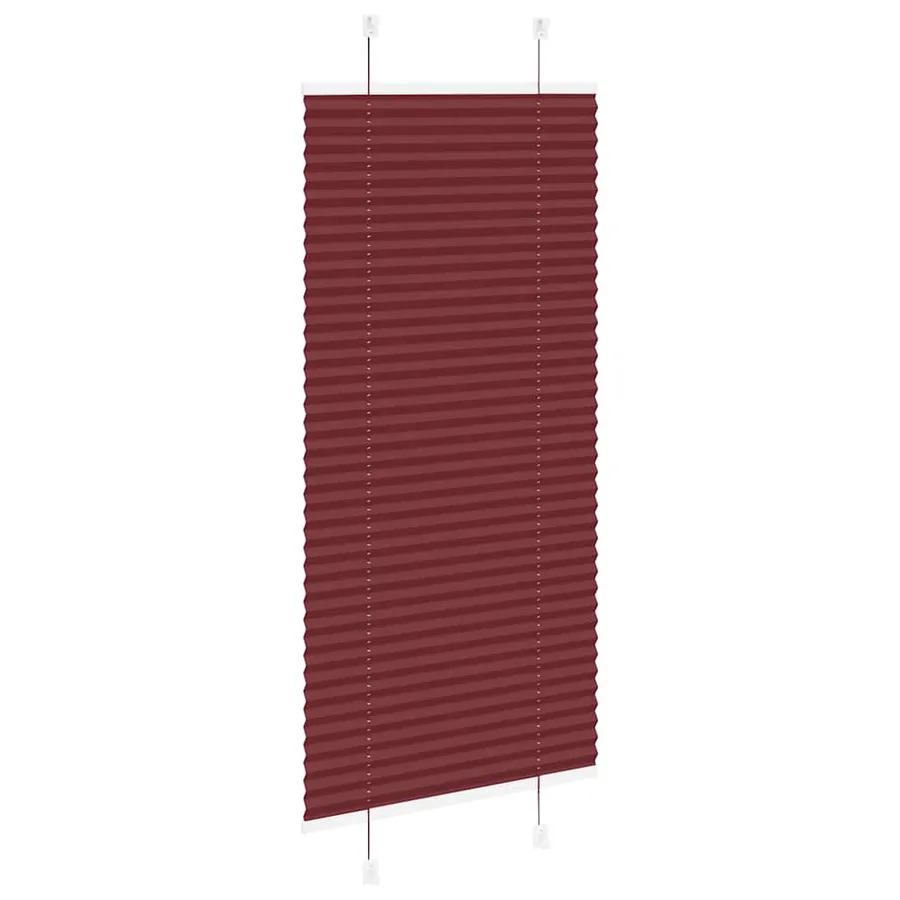 Store plissé rouge bordeaux 60x100 cm largeur du tissu 59,4 cm - 4