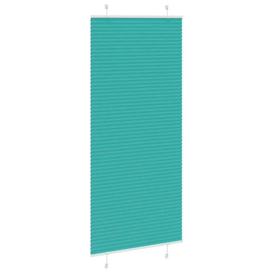 Store plissé vert pétrole 95x200 cm largeur du tissu 94,4 cm - 3