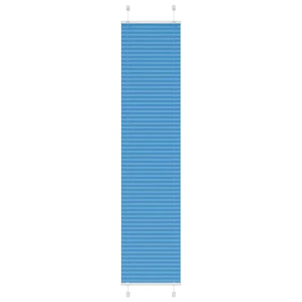Store plissé bleu 50x200 cm largeur du tissu 49,4 cm polyester